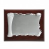 Placa 29x23 plata bilam. 20x15  p-1530 