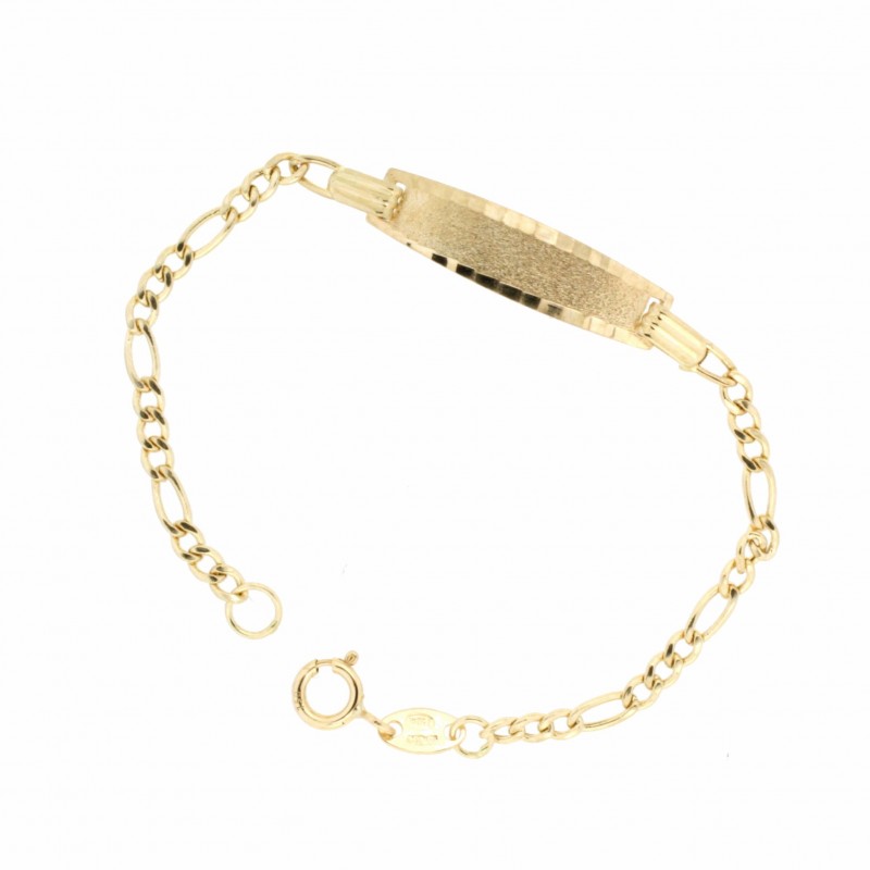 Pulsera bebé oro 18k [35-3+1]