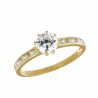 Solitario, oro 18k [ 3-53221-s ]