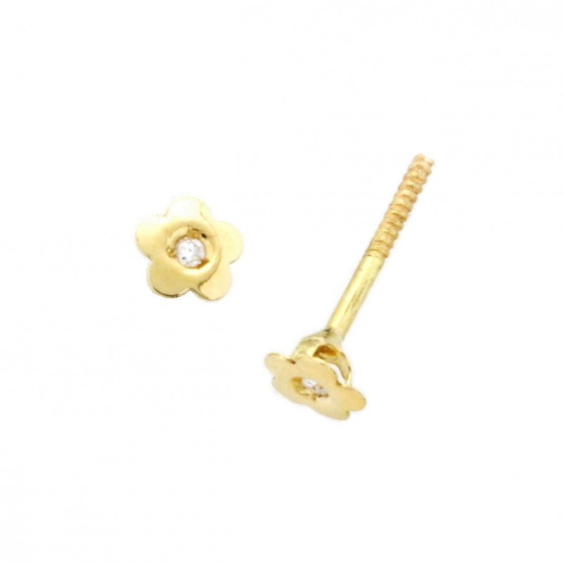 Pendientes diamantes oro amarillo