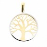 Colgante oro bicolor 18k [35-5771 ]
