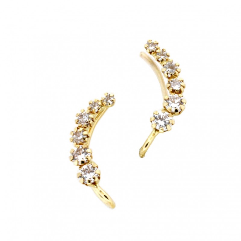 Pendientes oro amarillo 18K [3-56005-P]