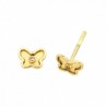 Pendientes mariposa oro amarillo 18K [3-56154-P]