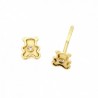 Pendientes oso oro amarillo 18K [3-56155-P]