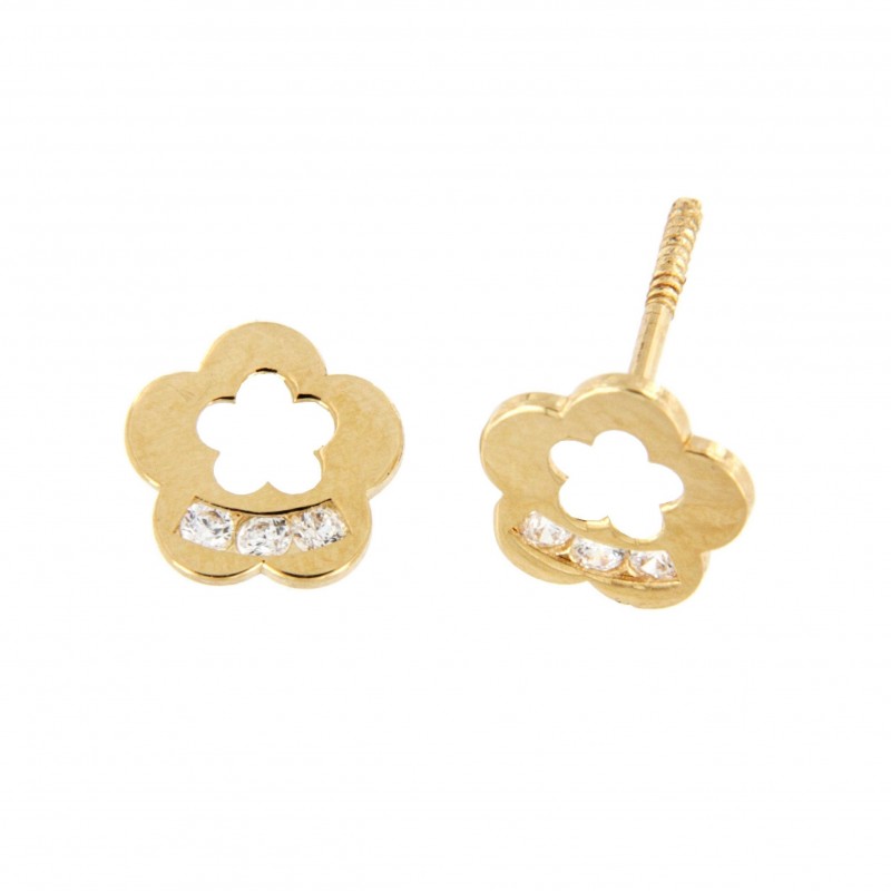 Pendientes oro amarillo 18K [3-56300-P]