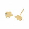 Pendientes elefante oro amarillo 18K [35-6944-1-P]