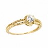 Anillo sortija oro amarillo, oro 18k [ 35-7294-s ]
