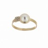 Anillo sortija perla oro amarillo, oro 18k [ 35-8103-s ]