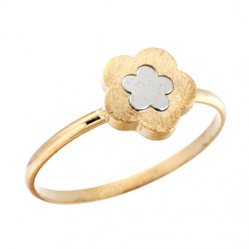 Anillo sortija oro bicolor 18k [35-8419-s ]