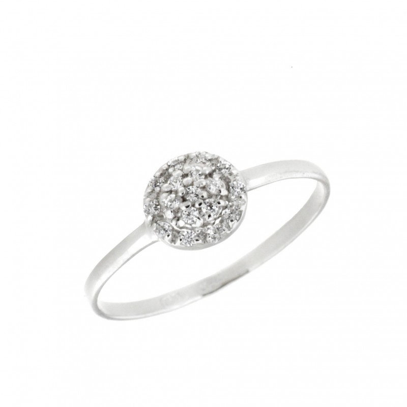 Sortija comunion oro blanco