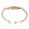 Pulsera hungara chapa bebé oro 18k [35-b-200]