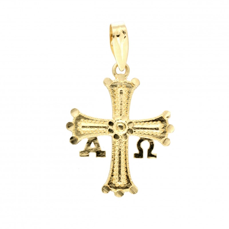 Cruz asturias oro de 18k [3-6108]