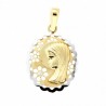 Medalla virgen niña oro 18k [3-83206]