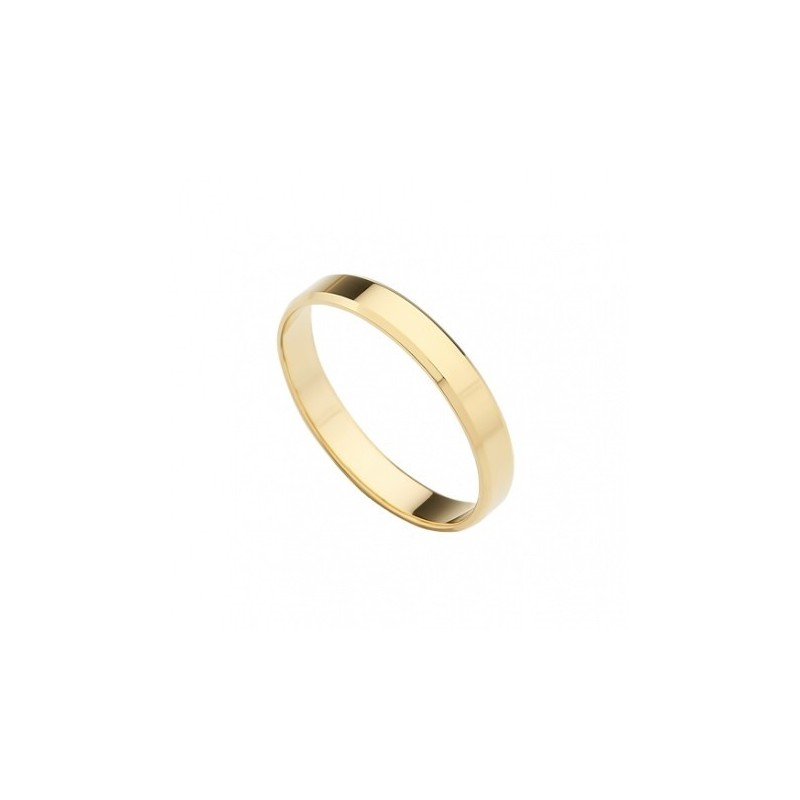 Alianza lisa oro amarillo