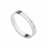 Alianza lisa oro blanco