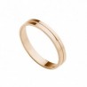 Alianza lisa oro rosa