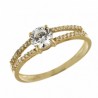 Solitario, oro 18k [ 40-6873-s ]