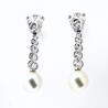 Pendientes perla oro 18k [42-3651-p]