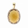 Colgante piedra color oro amarillo 18k [49-12709-3 ]