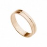 Alianza lisa oro rosa