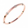Pulsera caña oro rosa oro 18k [51-0-35-r]