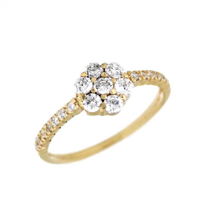 Anillo sortija oro amarillo, oro 18k [ 5-10753-s ]