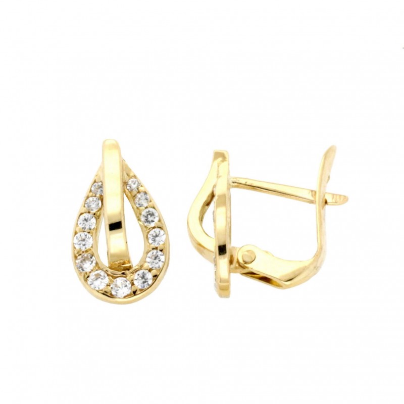 Pendientes comunion Oro 18k [5-11214-P]