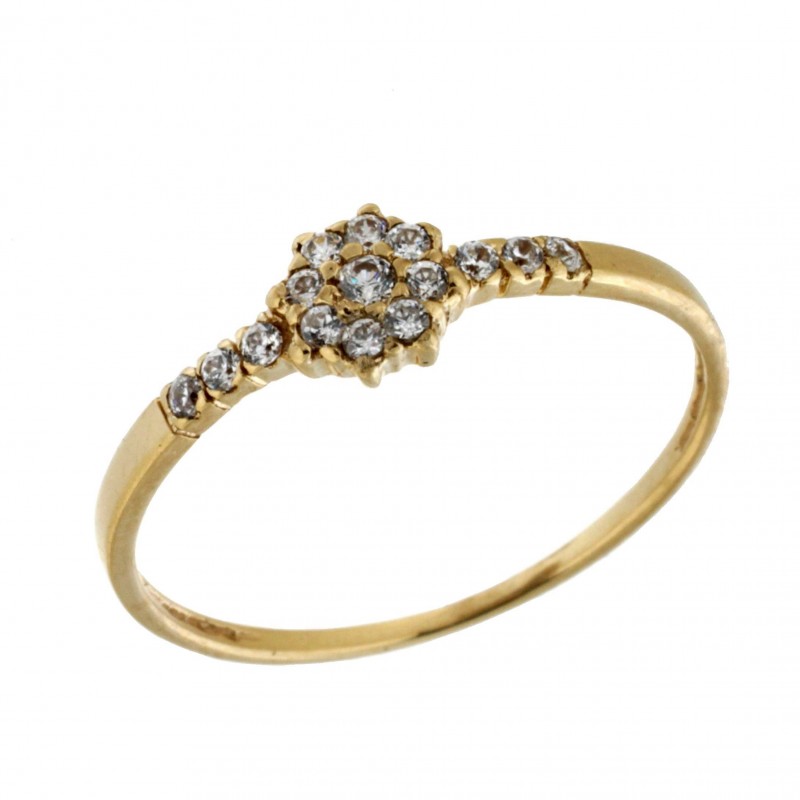 Sortija comunion oro bicolor