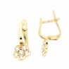Pendientes comunion Oro 18k [5-11221-P]