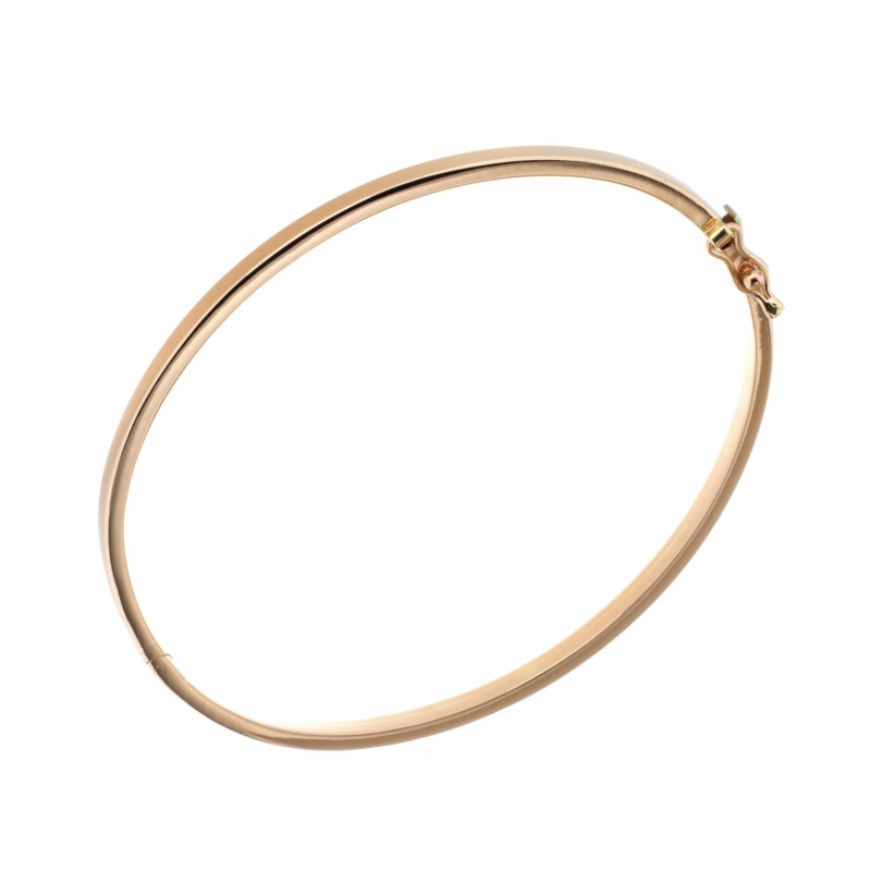 Pulsera caña oro rosa oro 18k [51-1-30-r]