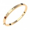 Pulsera caña circonitas oro 18k [51-29-50]