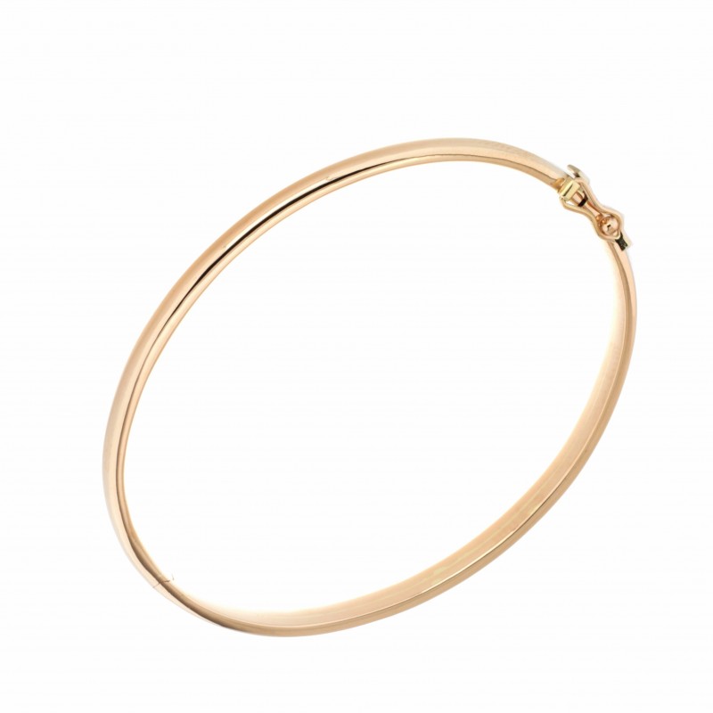 Pulsera caña oro rosa oro 18k [51-30-40-r]
