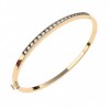Pulsera caña circonitas oro 18k [51-3-30]