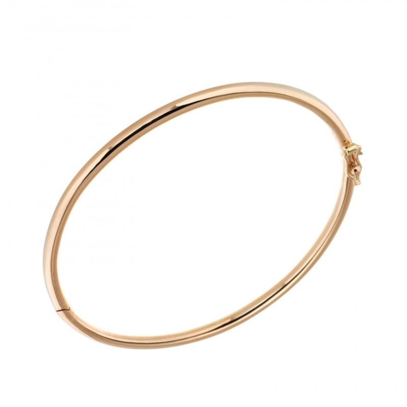 Pulsera caña oro rosa oro 18k [51-40-30-r]