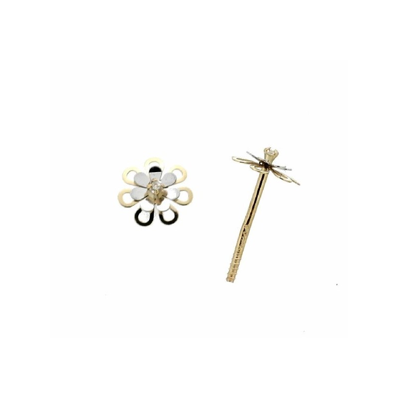 Pendientes diamantes oro amarillo 18K [51-44-P]