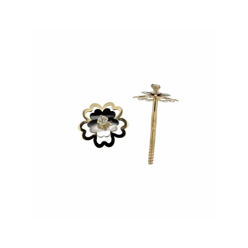 Pendientes diamantes oro amarillo 18K [51-45-P]