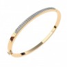 Pulsera caña circonitas oro 18k [51-6-35]