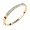 Pulsera caña circonitas oro 18k [51-6-50]