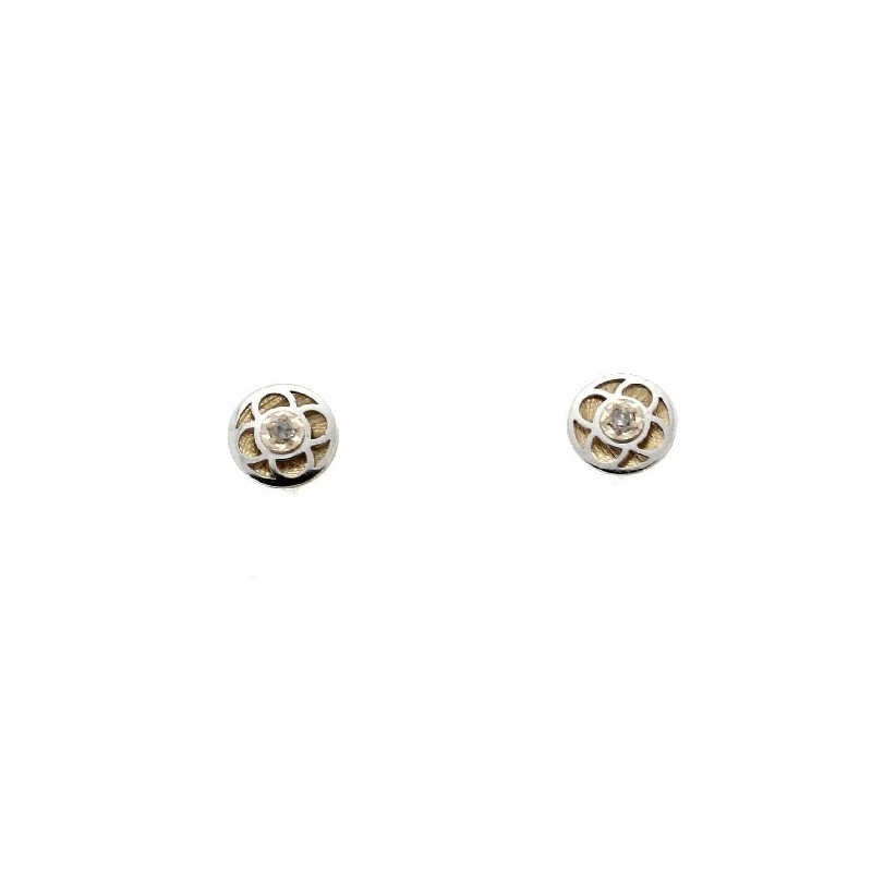 Pendientes diamantes oro amarillo 18K [51-906-P]
