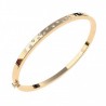Pulsera caña circonitas oro 18k [51-9-35]