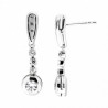 Pendientes oro blanco oro 18k [56-6633-1-p]
