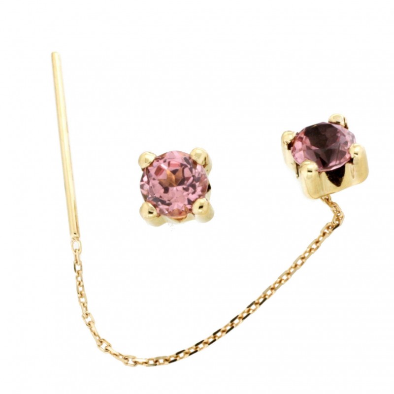 Pendientes piedra color oro 18k [56-6658-2-p9-839]