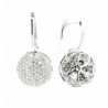 Pendientes diamantes oro blanco 18K [58-34400-P]