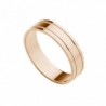Alianza lisa oro rosa