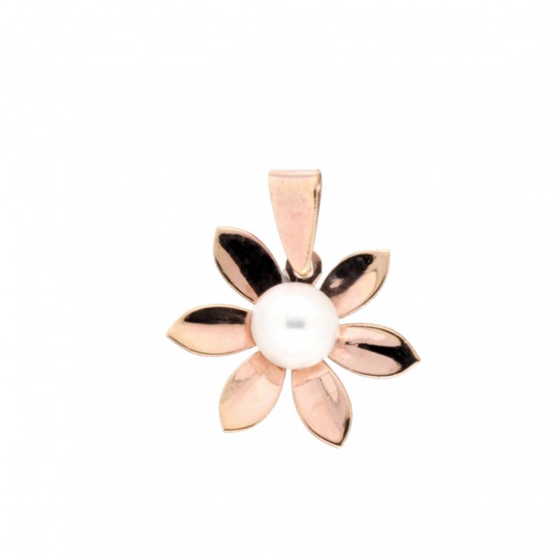 Colgante perla oro rosa 18k [64-5360-r]