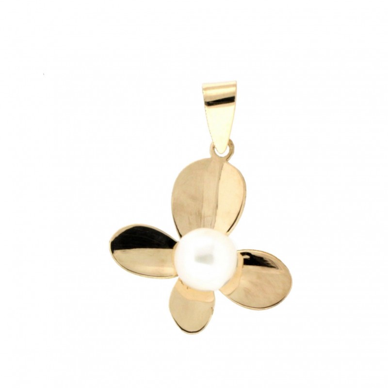 Colgante perla oro amarillo 18k [64-5363 ]
