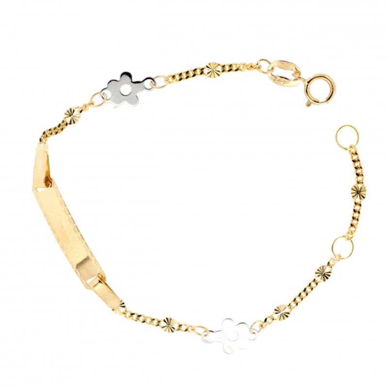 Pulsera bebé oro 18k [19-6564-fb]