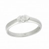 Solitario diamantes, oro 18k [ 67-6008-s ]