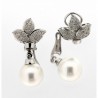 Pendientes diamantes australiana oro 18k [70-10554-p]