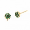 Pendientes esmeralda oro amarillo 18K [70-11656-E-P]
